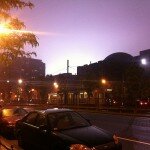 Fenway Park Glow on Boston Sports Woman